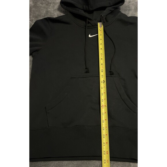 SMALL Nike Phoenix Fleece Oversized Womens  Pullover Hoodie Black DQ5860-010 - Picture 4 of 8